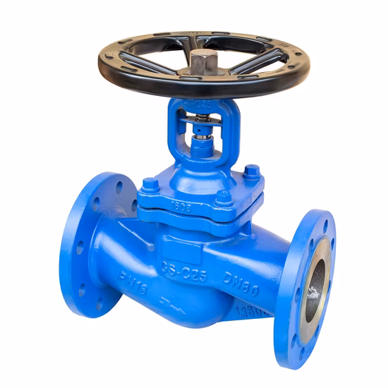 GS-C25 1.7363 鋳鋼 DIN ボールバルブ、ベローズシール付き